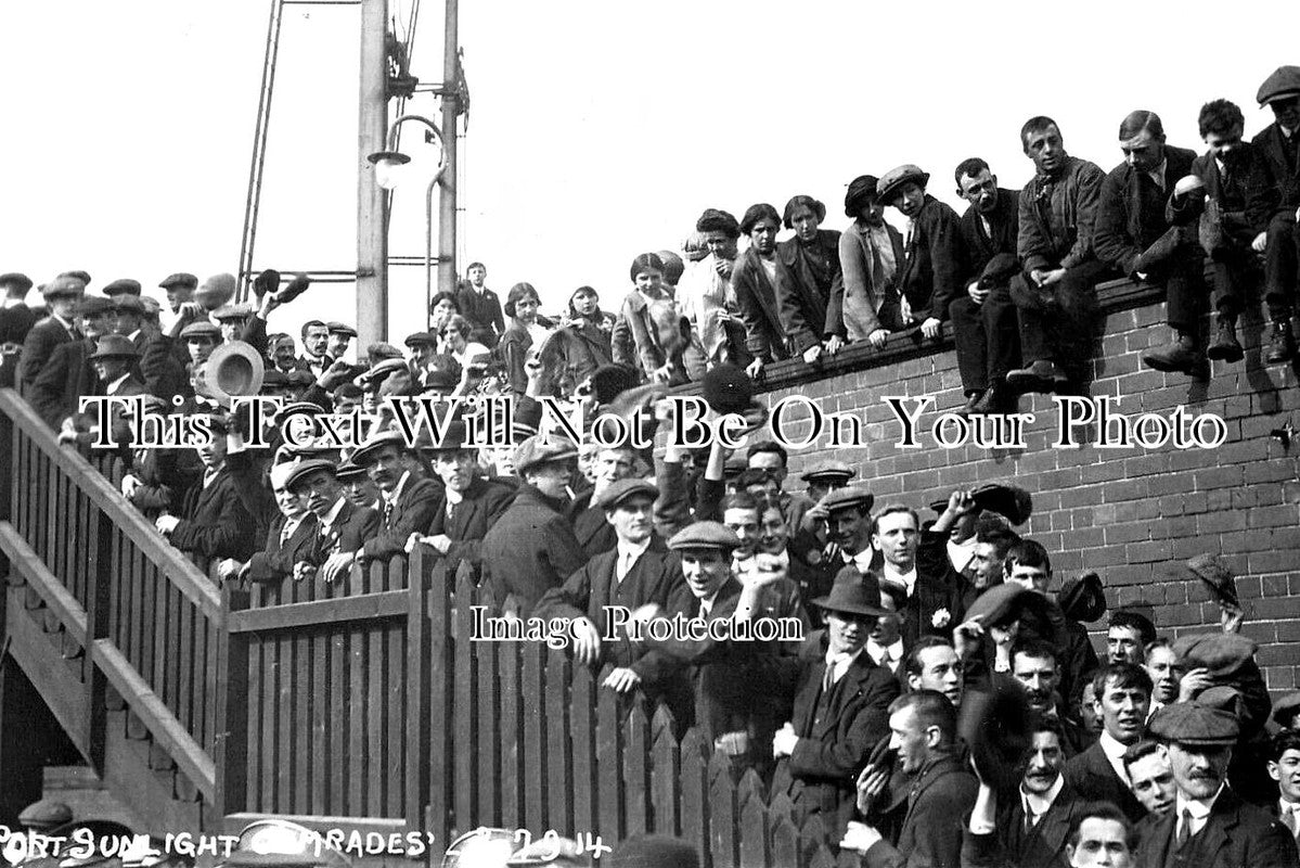 CH 2582 - Port Sunlight Workers Staff, Cheshire 1914 WW1