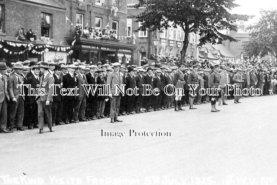 CH 2716 - Kings Royal Visit To Frodsham, Cheshire 1925