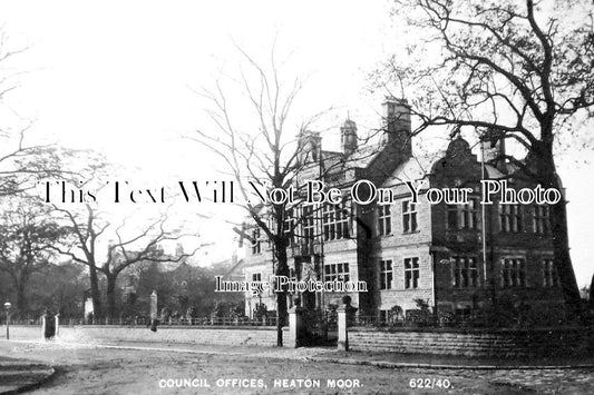 CH 2740 - Council Offices, Heaton Moor, Cheshire c1916