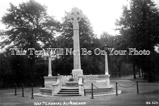 CH 2769 - Altrincham War Memorial, Cheshire