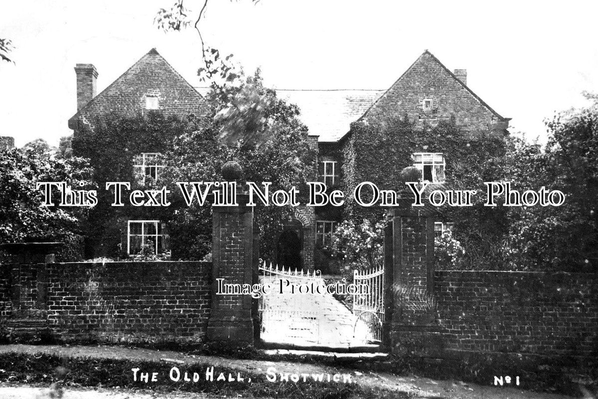 CH 2778 - The Old Hall, Shotwick, Saughall, Cheshire c1907