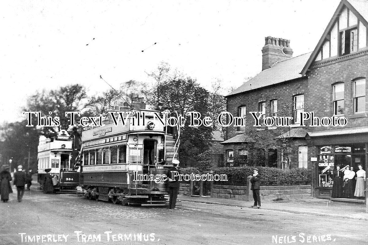 CH 2816 - Timperley Tram Car Terminus, Trafford, Manchester, Cheshire