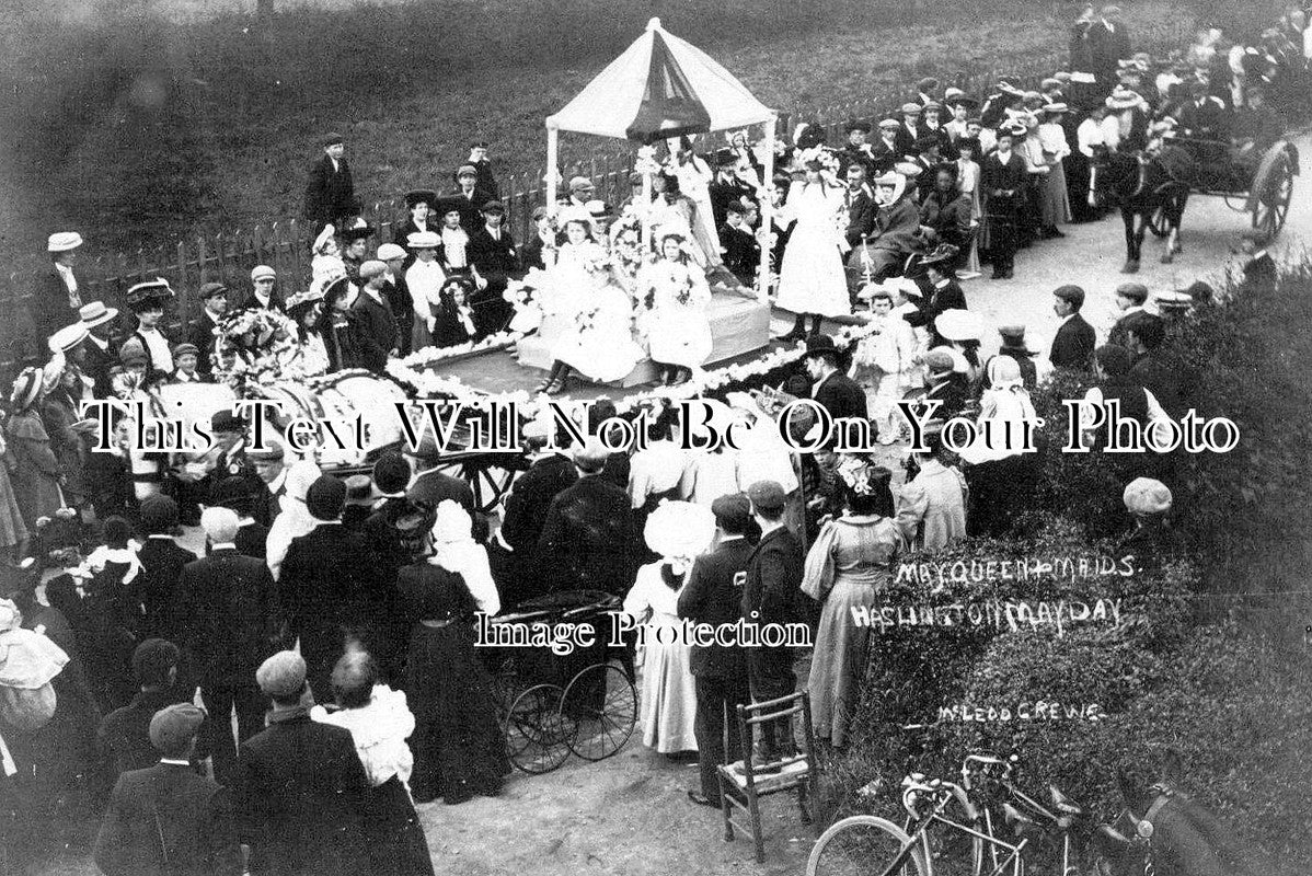 CH 2836 - May Queen, May Day Parade, Haslington, Cheshire – JB Archive