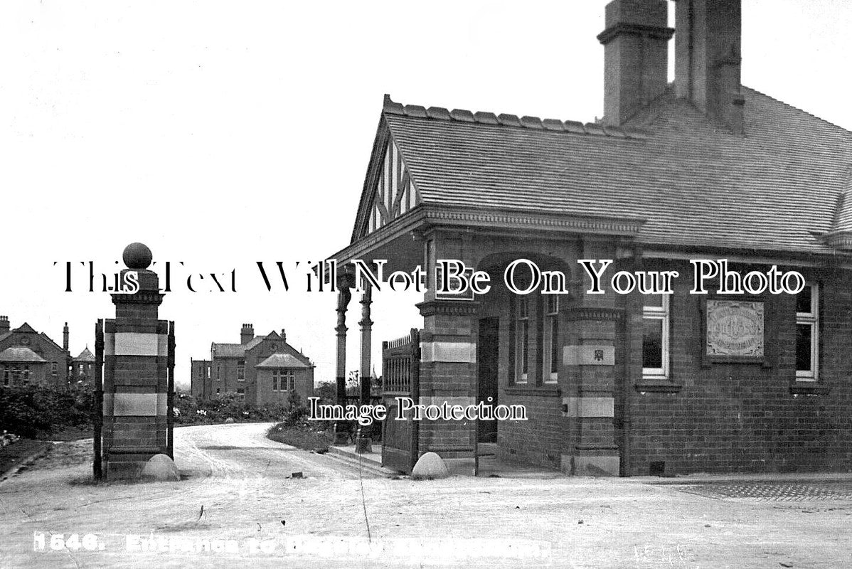 CH 2875 - Entrance To Baguley Sanatorium Hospital, Altrincham, Cheshire c1912