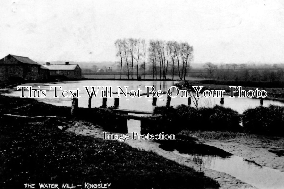 CH 289 - The Watermill, Kingsley, Frodsham, Cheshire c1907