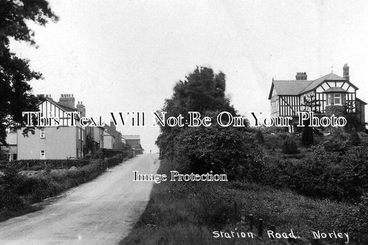 CH 290 - Station Road, Norley, Cuddington, Frodsham, Cheshire c1927