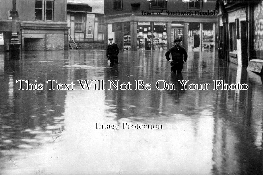 CH 293 - Northwich Floods, Cheshire 1920s