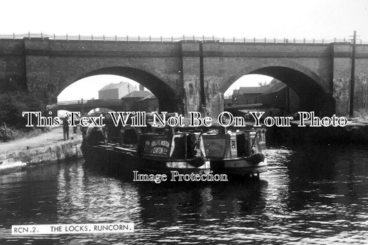 CH 2933 - The Locks, Runcorn Canal, Cheshire