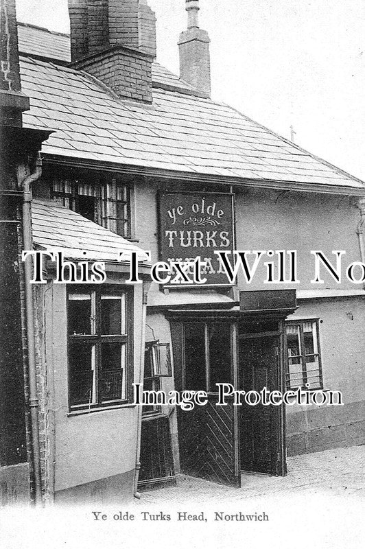 CH 2938 - Ye Olde Turks Head Inn Pub, Northwich, Cheshire