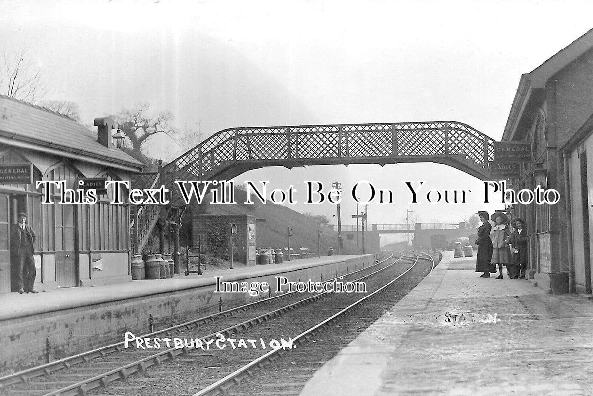 CH 2983 - Prestbury Railway Station, Cheshire