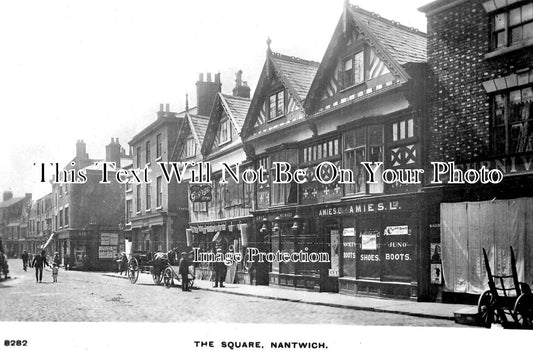CH 3011 - The Square, Nantwich, Cheshire c1916