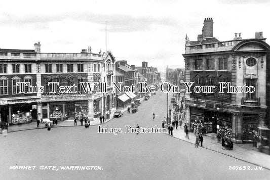 CH 3037 - Market Gate, Warrington, Cheshire c1938