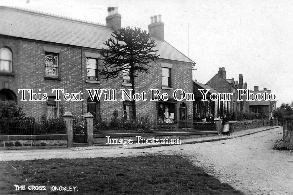 CH 308 - The Cross, Kingsley, Frodsham, Cheshire c1914
