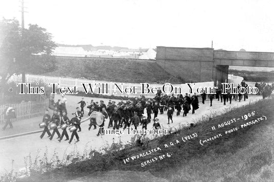 CH 3088 - 1st Worcestershire RGA, Parkgate, Cheshire 1905