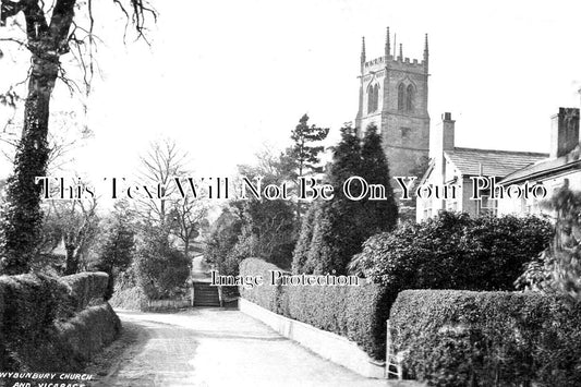 CH 3090 - Wybunbury Church & Vicarage, Cheshire