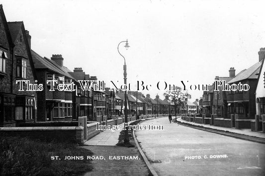 CH 312 - St Johns Road, Eastham Village, Wirral, Cheshire c1939