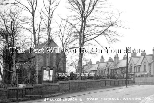 CH 3125 - St Lukes Church & Dyar Terrace, Winnington, Cheshire