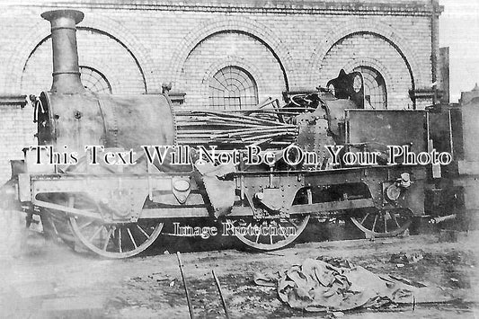 CH 3142 - Birkenhead Exploded Steam Locomotive At Chester 1865