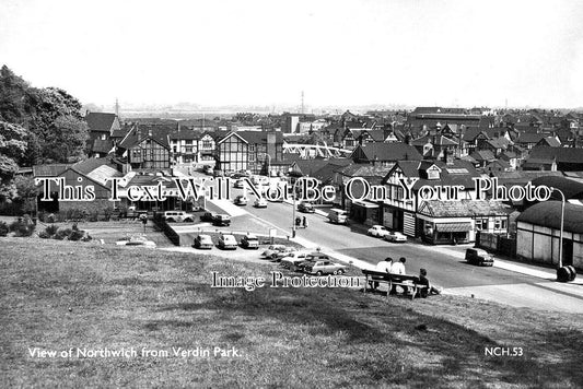 CH 3148 - Northwich From Verdin Park, Cheshire