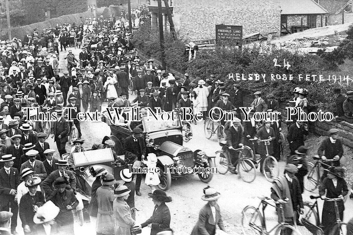 CH 3199 - Helsby Rose Fete, Cheshire c1914