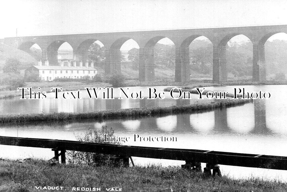 CH 3207 - Reddish Vale Viaduct, Cheshire