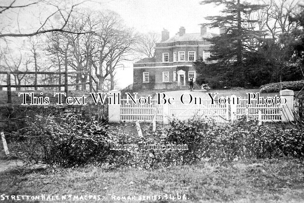 CH 3209 - Stretton Hall, Malpas, Cheshire c1908