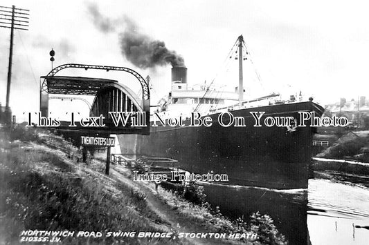 CH 3210 - Northwich Road Swing Bridge, Stockton Heath, Cheshire