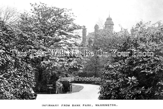 CH 3223 - Infirmary From Bank Park, Warrington, Cheshire