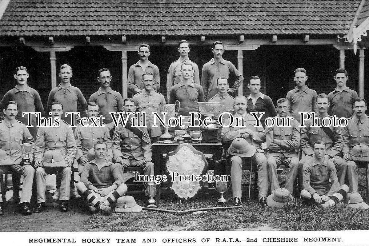 CH 3224 - RATA 2nd Cheshire Regiment Hockey Team, Cheshire