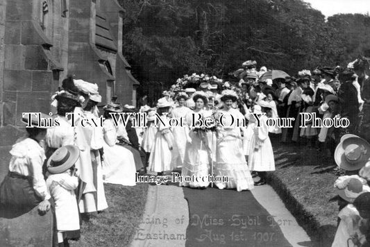 CH 3269 - Miss Sybil Torr Wedding, Eastham, Cheshire 1907