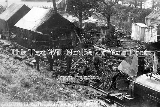 CH 3322 - Gatley Railway Shed Fire, Stockport, Cheshire 1906