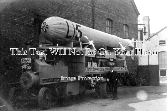 CH 3333 - Sandbach May Festival L15 Airship, Steam Lorry 1916 WW1