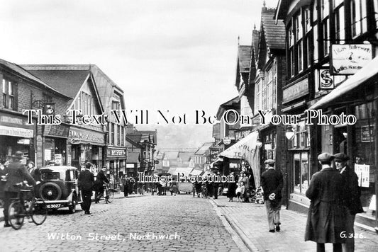 CH 3345 - Witton Street, Northwich, Cheshire c1934