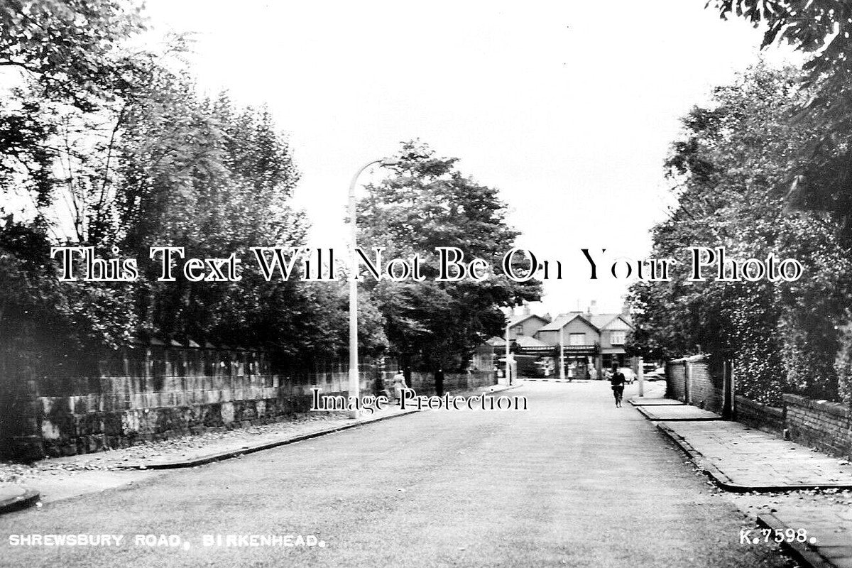 CH 3354 - Shrewsbury Road, Birkenhead, Cheshire c1954