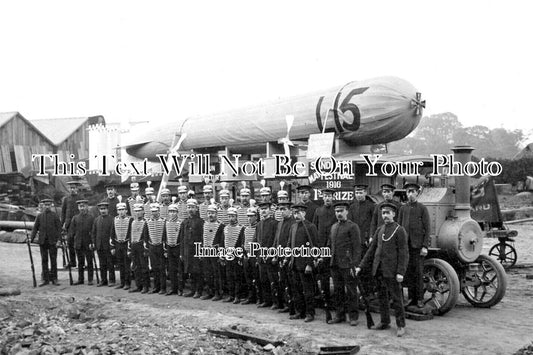 CH 3355 - Sandbach May Festival Airship L15, Cheshire 1916 WW1