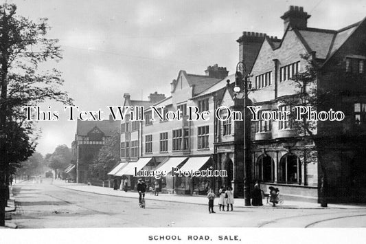 CH 3363 - School Road, Sale, Cheshire c1913