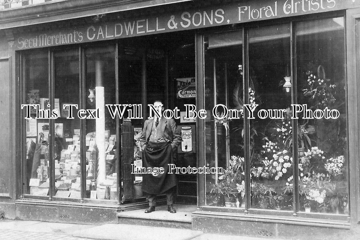 CH 3377 - Caldwell & Sons Florist Shop, Knutsford, Cheshire c1925