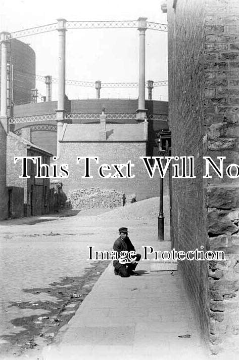 CH 3407 - Thomas Street Gasometer, Birkenhead, Wirral, Cheshire 1904