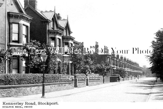 CH 3439 - Kennerley Road, Stockport, Cheshire c1905