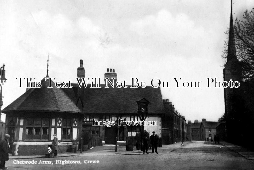 CH 346 - Chetwode Arms, Hightown, Crewe, Cheshire c1940