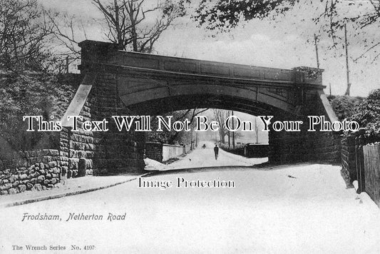 CH 352 - Cast Iron Railway Bridge, Netherton Road, Frodsham, Cheshire c1903