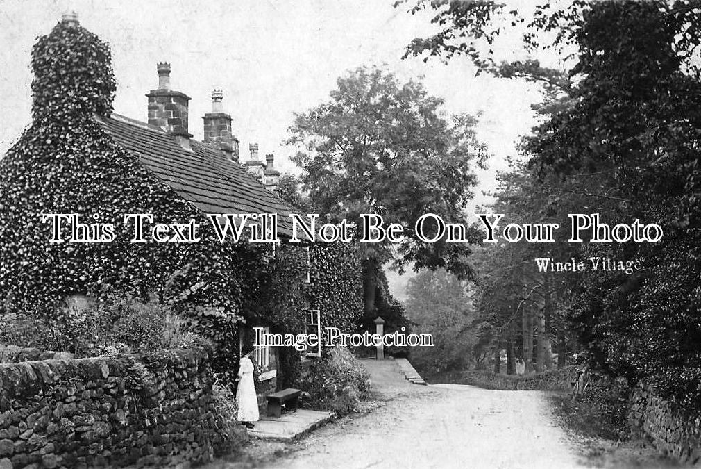 CH 369 - Wincle Village, Cheshire c1927