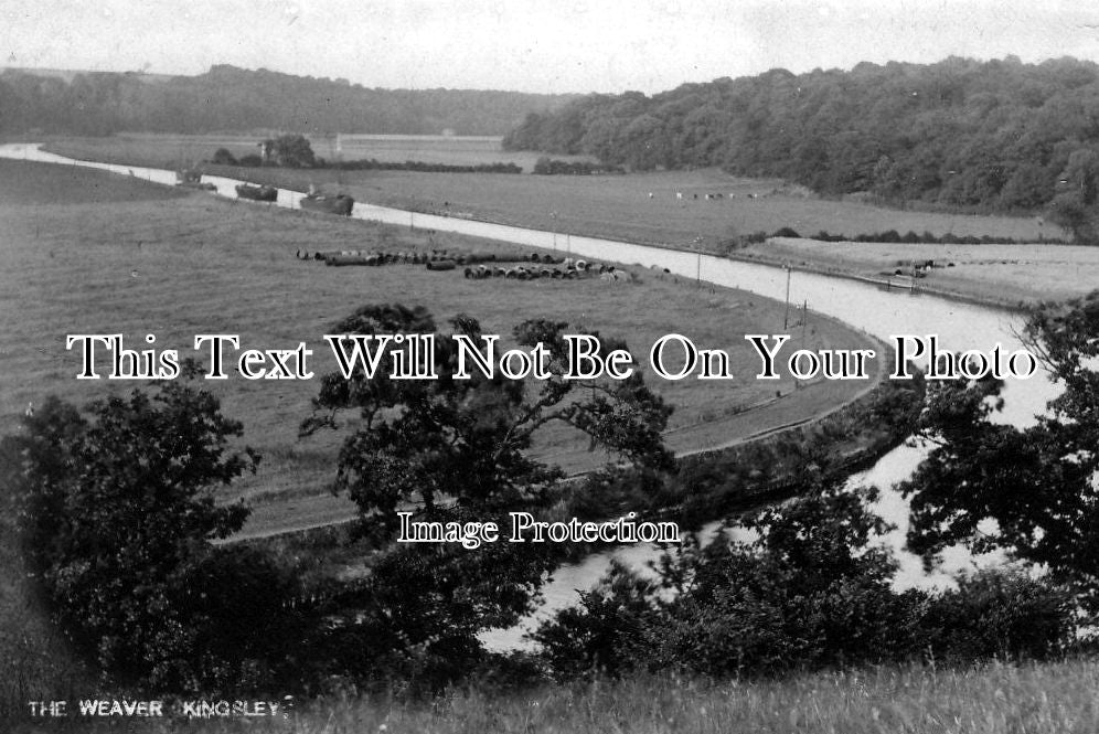 CH 426 - River Weaver, Kingsley, Frodsham, Cheshire c1905