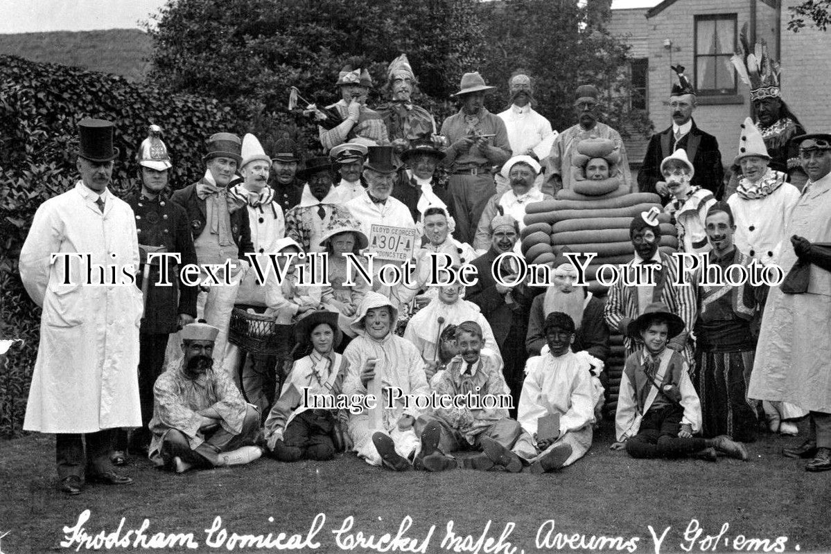 CH 453 - Comical Cricket Match, Aveums v Goliems, Frodsham, Cheshire