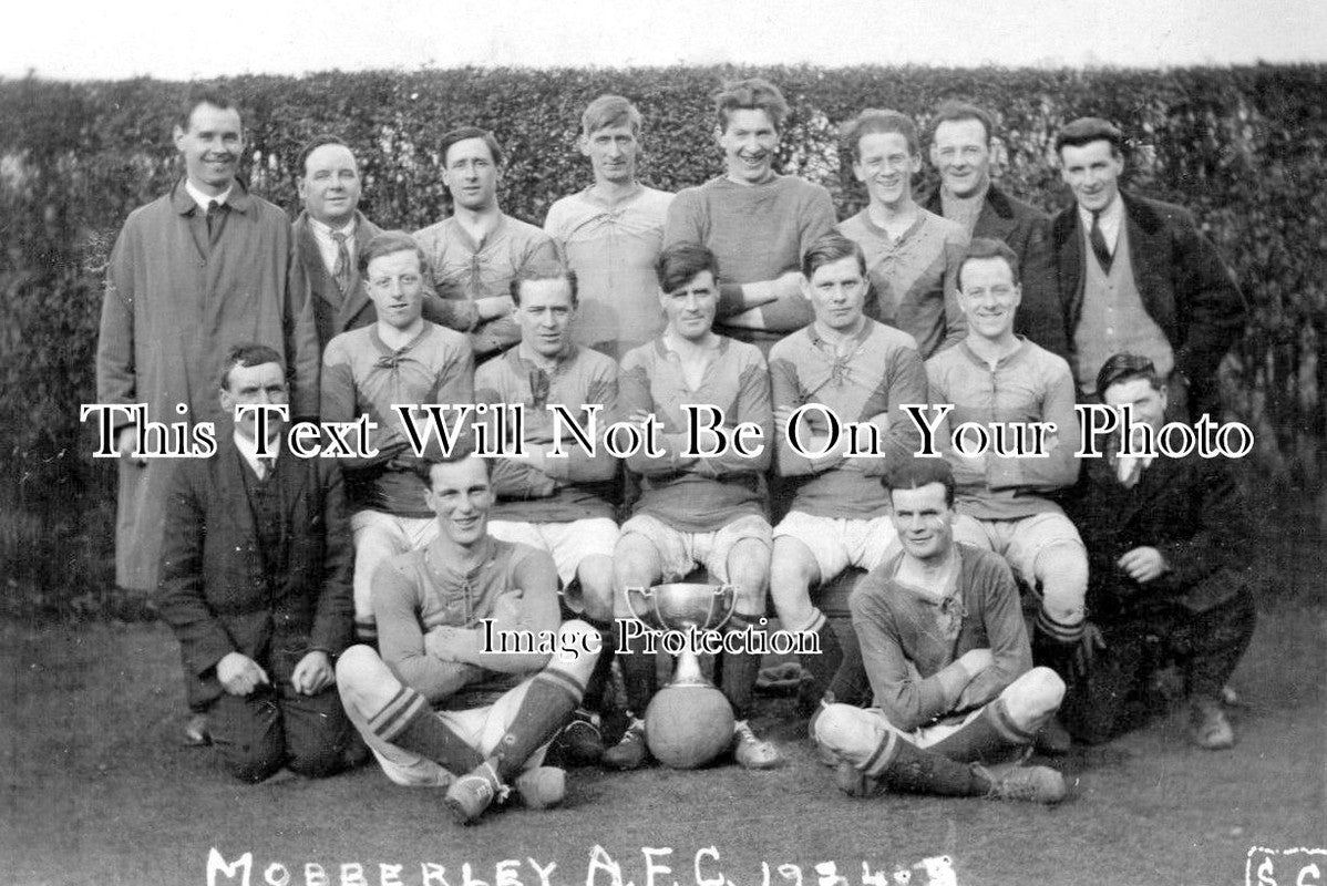 CH 474 - Mobberley Football Team, Cheshire 1924