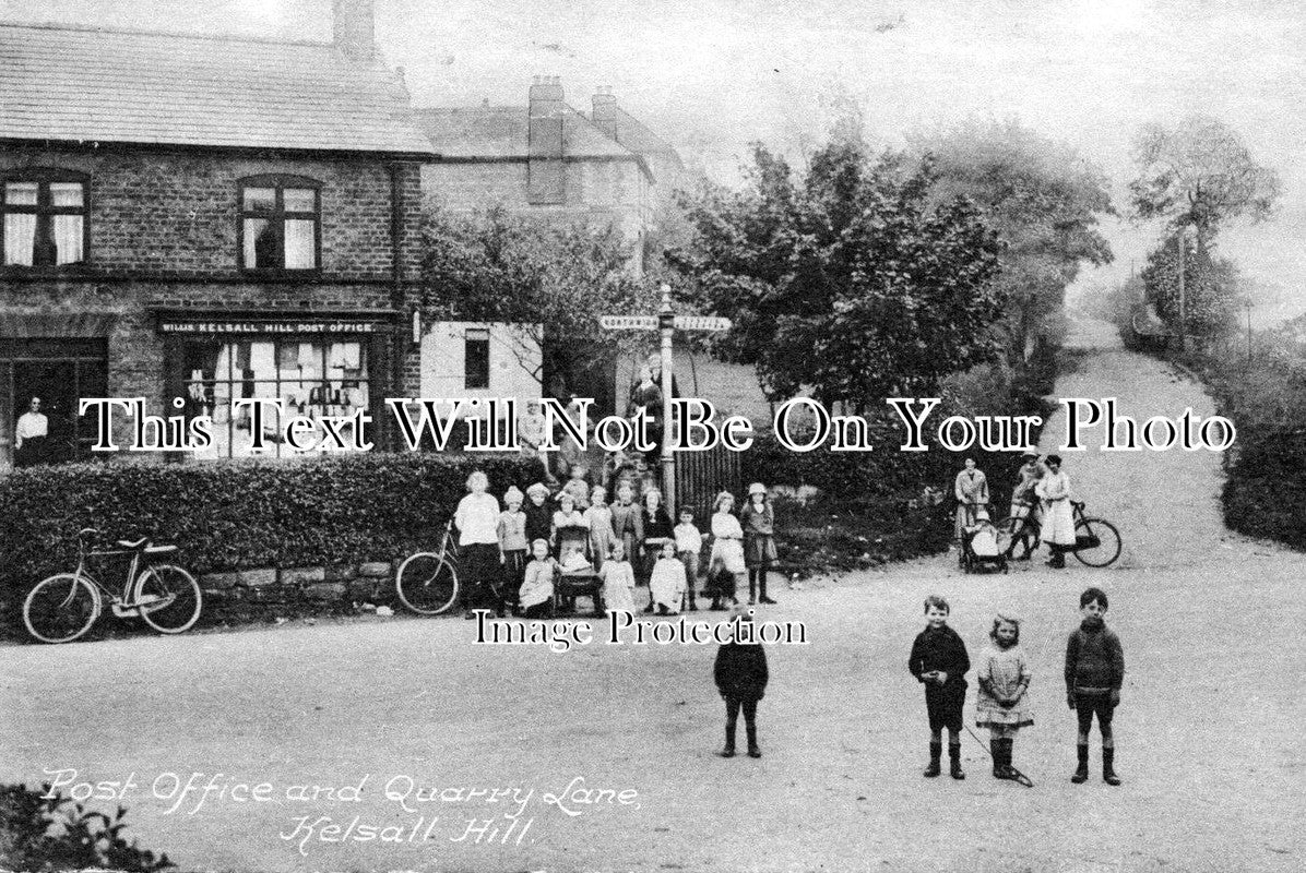 CH 492 - Post Office & Quarry Lane, Kelsall Hill, Cheshire