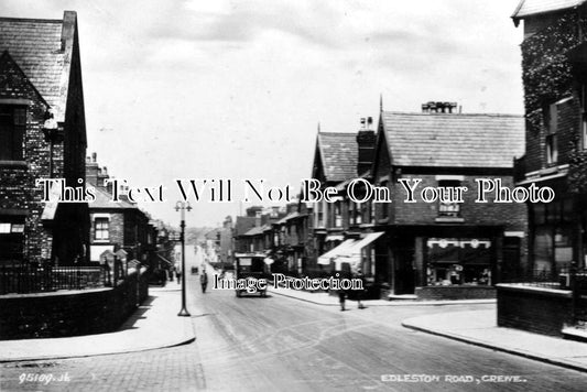 CH 498 - Edleston Road, Crewe, Cheshire c1934