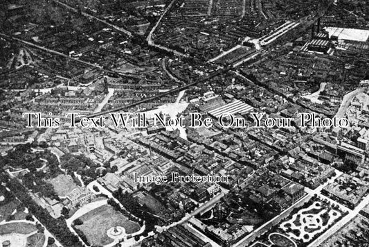 CH 501 - Aerial View Of Warrington, Cheshire c1921