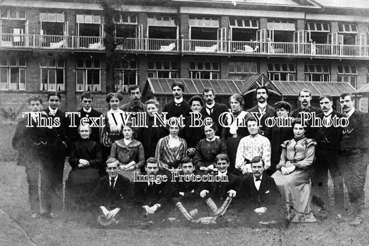 CH 502 - Kingswood Sanatorium Hospital Staff & Patients, Frodsham, Cheshire c1904
