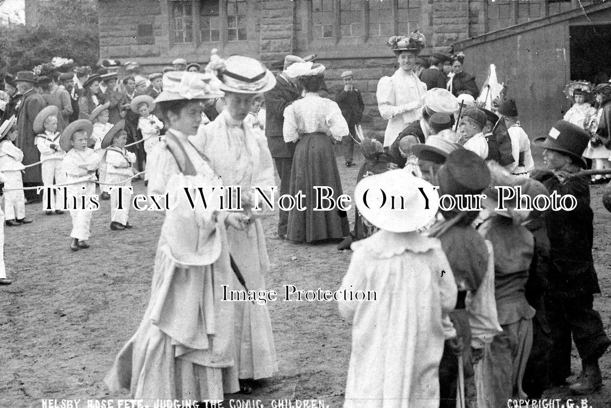 CH 508 - Judging Comic Children, Helsby Rose Festival, Cheshire